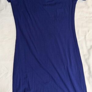 Elegant Navy Blue Women's Mini Dress